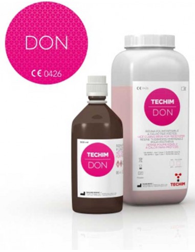 Resina rosa termo veteada